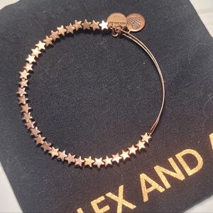 Alex and Ani Ami Rose Gold Star Bracelet